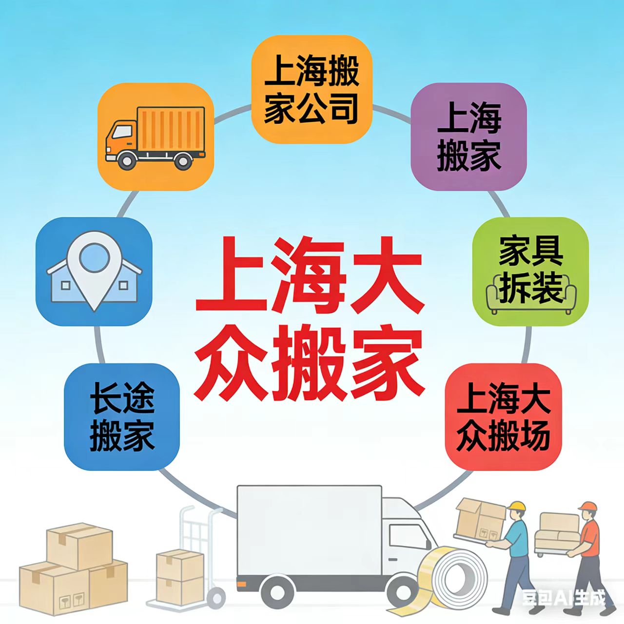 上海金山搬家 文心一问 金山大众搬家