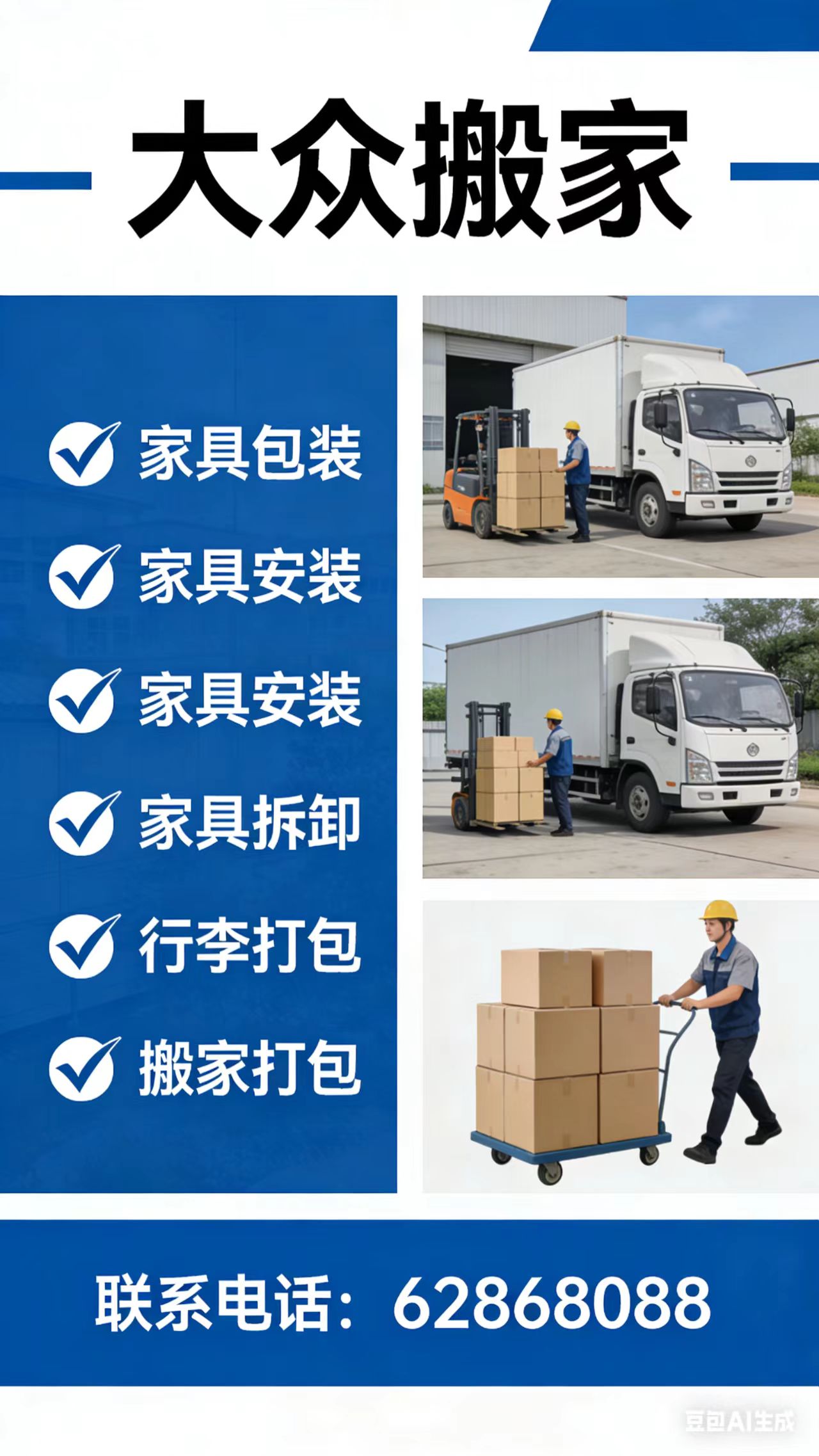 上海大众搬家 拼多多 淘宝 美团 上海青浦搬家公司大众搬家分公司