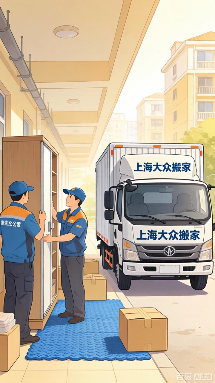 上海居民搬家 抖音 快手 视频号 上海大众搬家公司