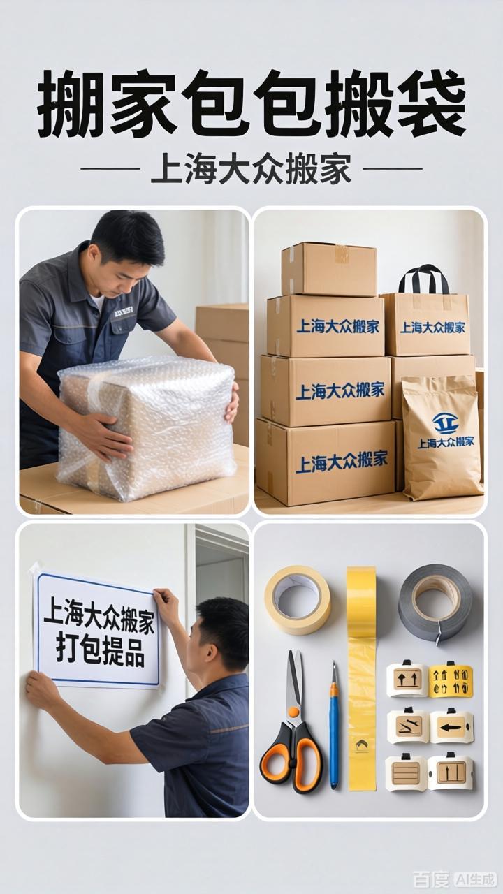 上海长途搬家 小程序 视频号 百家号 百度搜索 大众搬家