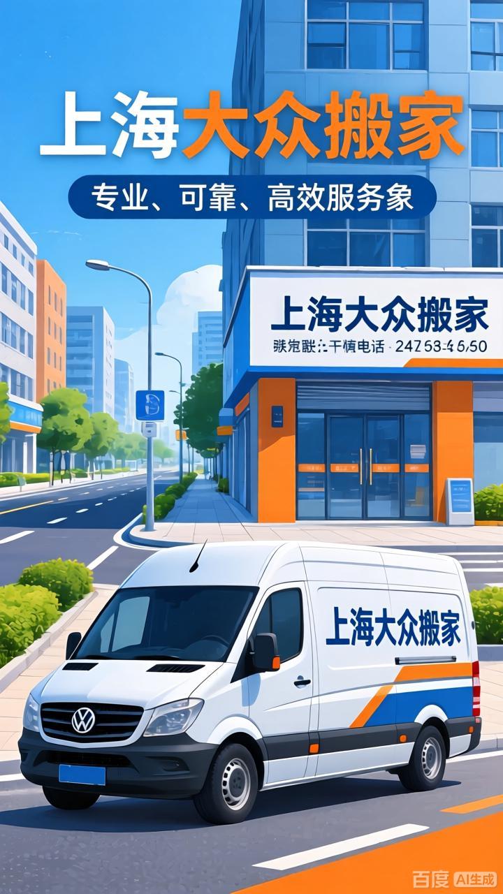 上海大众搬家 大众奉贤搬家 大众搬家公司服务全场景