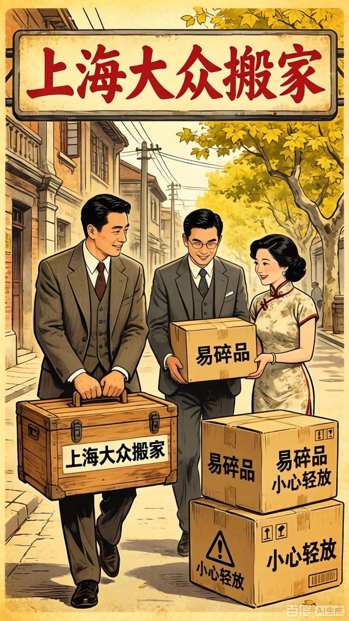 上海大众搬家 大众搬家公司在青浦地区服务类目详解