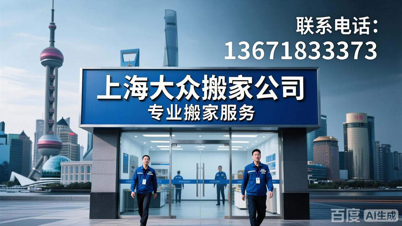 上海搬家公司 市郊搬家找大众搬家 嘉定区搬家案例